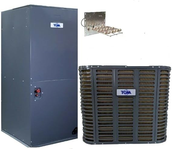 4 Ton 14.3 Seer2 R454b Heat Pump System Air Handle, Condenser, Heat Strip