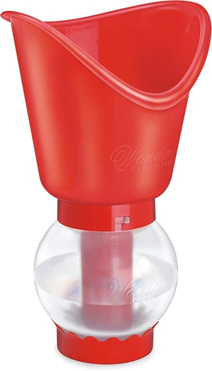 Wonder Steam Inhaler Portable Steam Vaporizer for Cold Relief, Facial Steaming & Easy Breathing (220-240V, Use with Converter for 110V in USA) (3In1-2PinPlug)