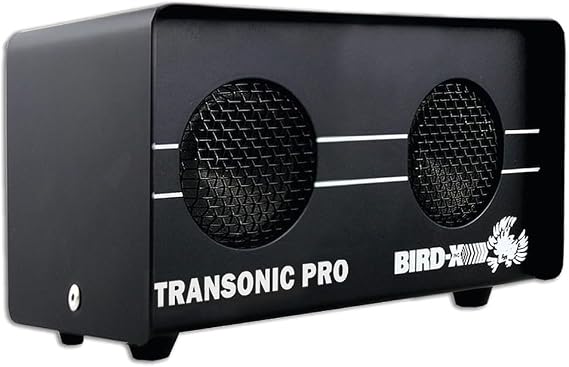Bird-X Transonic PRO, Sonic and Ultrasonic Critter-Preventer and Scarer with 2 Speakers, Ideal for Indoor Areas, Covers up to 3,500 sq. ft., 6 x 3 x