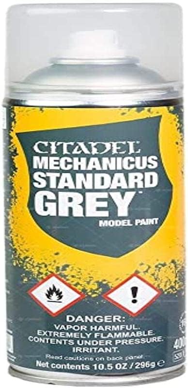 Games Workshop Citadel Bombe Sous-couche - Aerosol Mechanicus Standard Grey