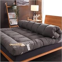 Japanese Thick Tatami Mattress,Japanese Futon Floor Mattress Foldable Tatami Mat,Portable Sleeping Pad,Comfy Roll Up Mattress,Student Dormitory Mattress, Camping Mattress