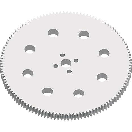 Pitsco Education TETRIX MAX Aluminum 120-Tooth Gear, Robotics Building Elements, Spare Parts for Robotics and Vehicles, 97.3 mm Outside Diameter, Package of 1