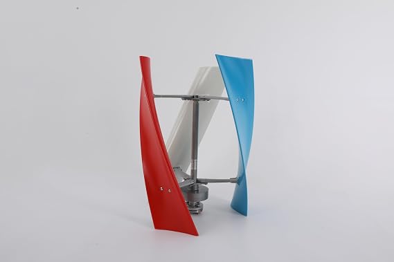 Wind Turbine Generator Kit 450W 24V Vertical Wind Power Turbine Generator Kit with Controller Rare Earth Permanent Magnet Generator for Home RV Boat Marine Electricity Set