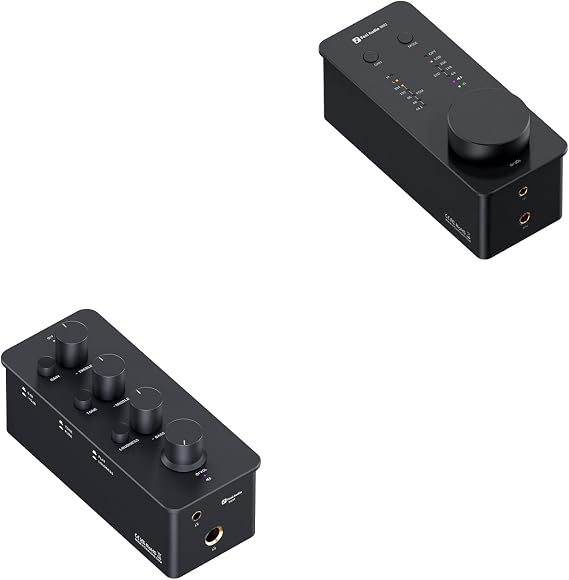 Fosi Audio SK02 DAC Amp Headphone Amplifier and SK01 Headphone Amplifier Equalizer Preamp