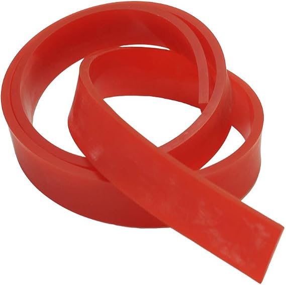 60 Durometer Silk Screen Printing Squeegee Rubber Blade Roll 6 FT 5x180cm Red Silk Screen Printing Squeegee Blade Polyurethane