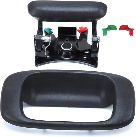 15997911 Tailgate Handle Latch and Bezel Trim with 2 Pairs Rod Clips
