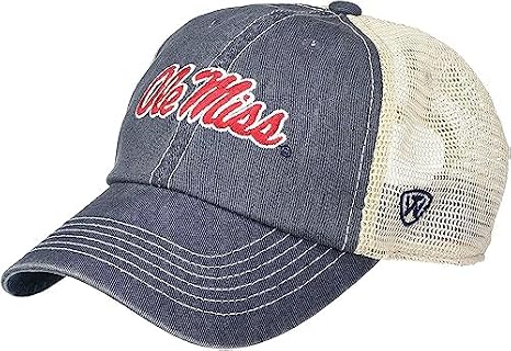 Ole Miss Collegiate Adjustable Hats