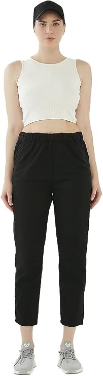 Manila Cut Waist Elastic Trousers Trousers Women