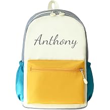 Personalised Children's Backpack, Embroidered Kids Backpack with Name, 15L Large Child Backpack for Girls & Boys, School Bag for Primary School, Water Resistant Kids Rucksack 41cm×28cm