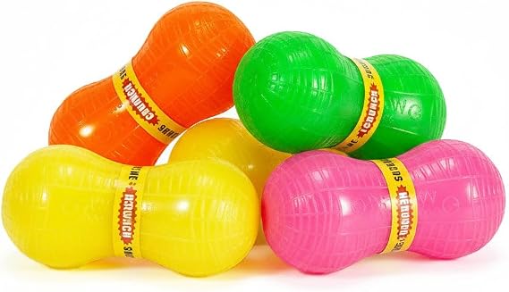 Ruff Dawg Ruff-Flex Weenut Crunch Crinkle Dog Toy, SM, Assorted Colors