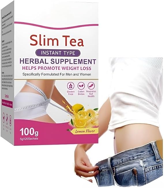 Instant Detox Tea - 5g X 20 Sachets, Supports Weight Management, Fat Burning & Digestion(3PCS)
