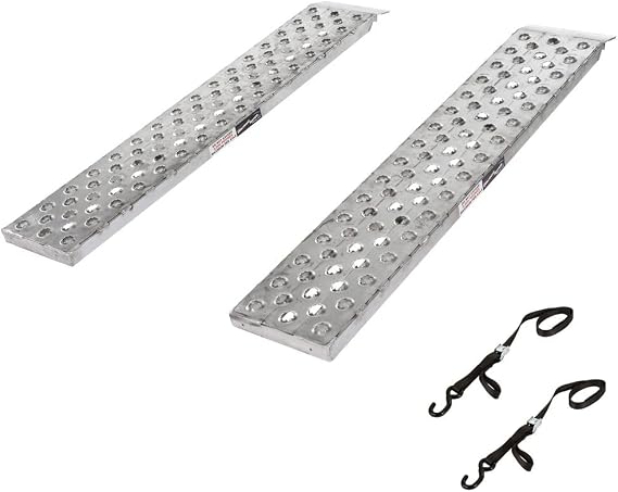 60" x 12" Loading Ramp Hook/Plate End, 3,000 lb per Axle