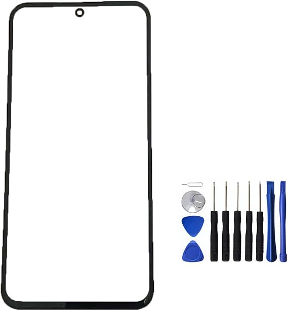 LCD Outer Screen Glass for Samsung Galaxy S23 Fe Front Glass Panel Cover Lens Sensor Repair Replace Parts(NOT LCD)