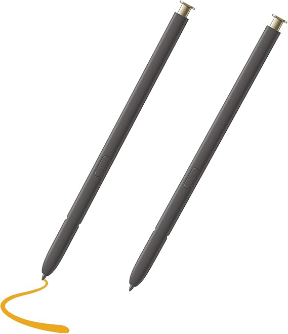 2 Pcs S24 Ultra S Pen for Samsung Galaxy S24 Ultra S Pen Replacement, Gold