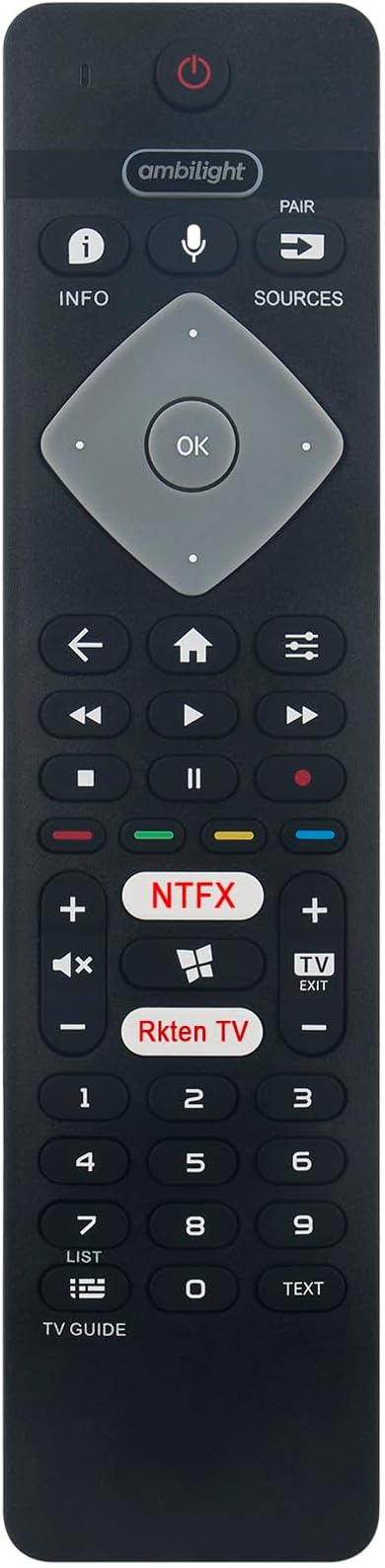 Remote Control Fit for Philips 4K TV 43PUS8105/12 50PUS8105/12