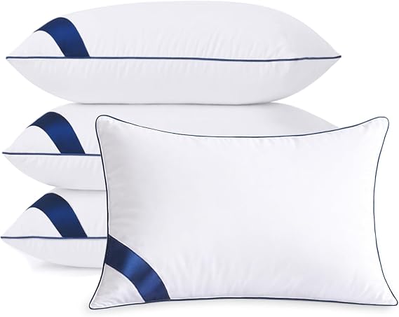 Meoflaw Bed Pillows Standard Size Set of 4, Luxury Hotel Pillows