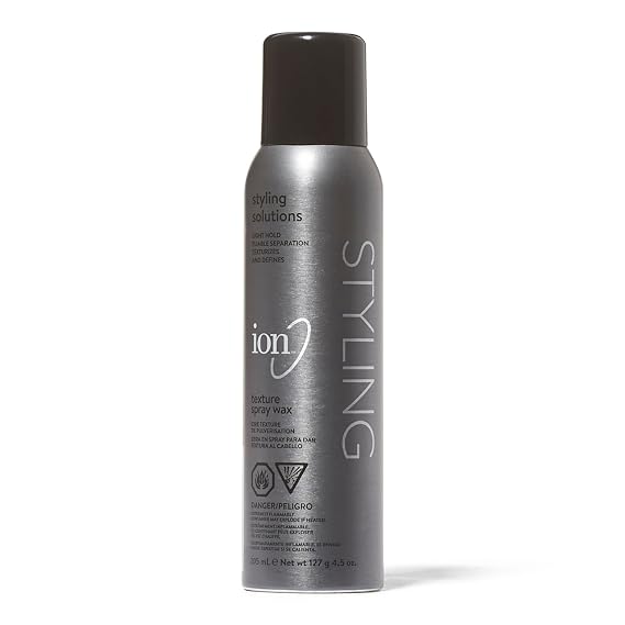 ion Texturizing Spray Wax, Adds Definition, Pliable Hold, Lightweight, LongLasting