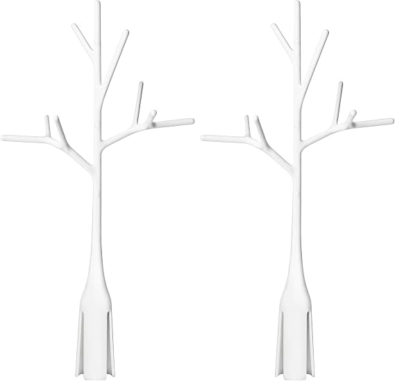 Boon Twig Grass and Lawn Drying Rack Accessory, White (Pack of 2)