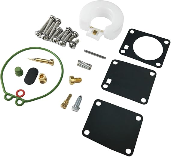 6G1-W0093-00-00 Carburetor Rebuild Kit for Yamaha Mariner Outboard 3 6 8 HP F6 F8 Boat Motor Engine Carb Repair Parts Replacement Sierra 18-7765