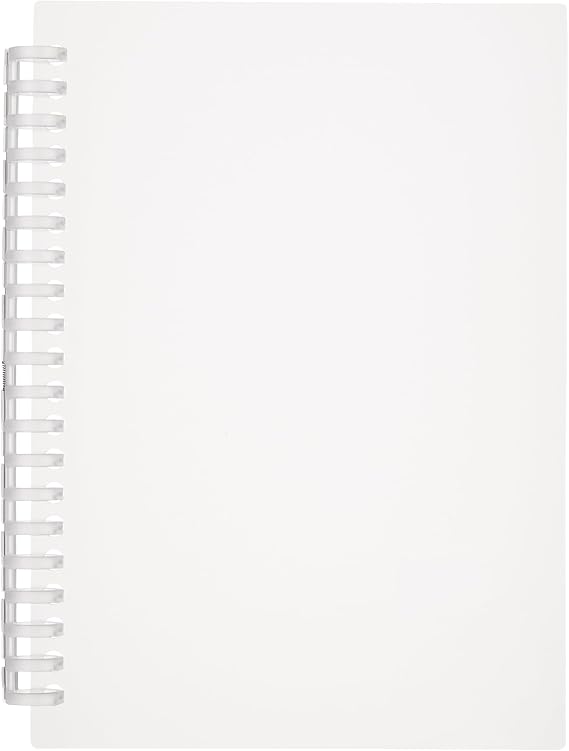 MUJI 82913804 Refill Notebook, Main Body, Polypropylene Cover, A5, 20 Holes