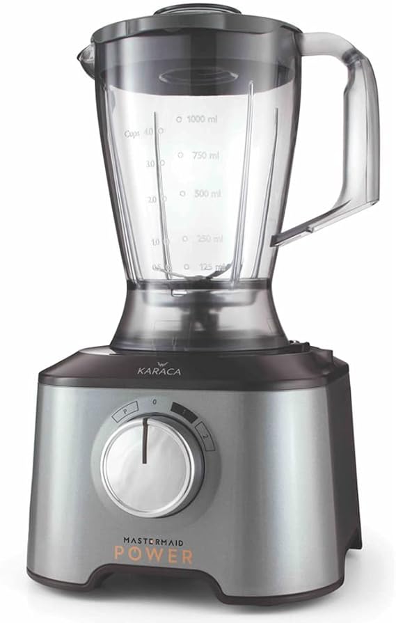Karaca Mastermaid Power 10 In 1 Gıda Hazırlama Seti, Blender, Çırpıcı, Yoğurucu, 2000 W, 1 L Hazne, Galaxy Gri