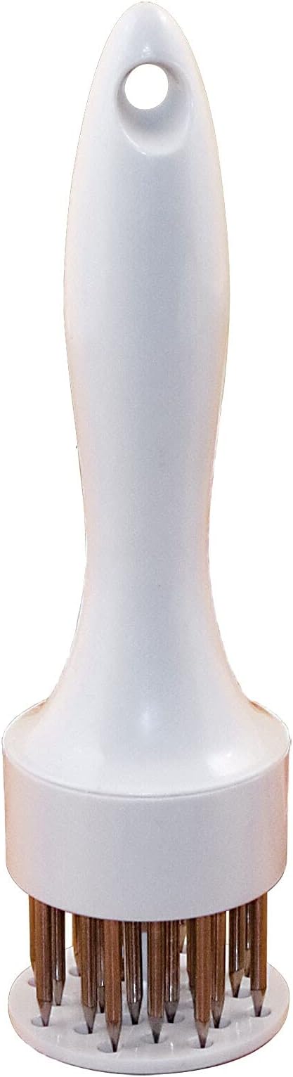 LEM Products Hand Held Round Tenderizer, Stainless Steel and Plastic