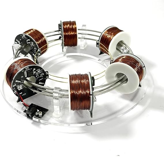 NikolaToy High tech electromagnetic Coil Accelerator - Multifunctional STEM Toy for Science Education and Creative Learning Hands-On Physics Experiment Kit for Adults (electromagnetic Coil)