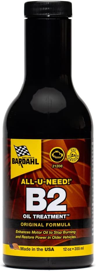 Bardahl Engine Protection Motor Oil Additive Zinc ZDDP High Mileage 12 oz