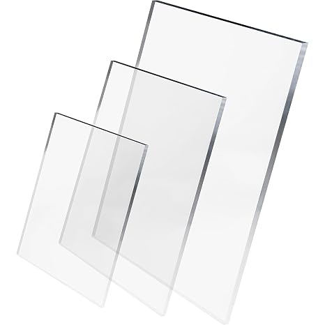 4mm Thickness Bespoke Clear Acrylic Sheet 550mm x 550mm Laser Cut To Size Plastic Replacement Sheet Safety Window Shed Sheets
