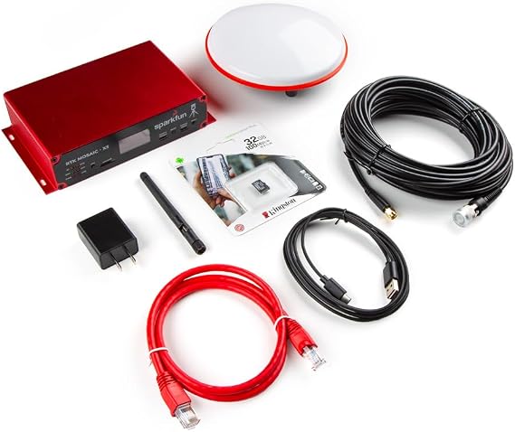 SparkPNT RTK Mosaic-X5, ESP32-WROVER Processor with a USB-C Interface, Multi-Constellation, Multi-Frequency GNSS Module, Power Input (9V - 36V)