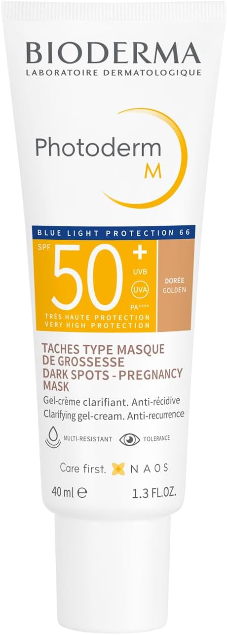 Bioderma Photoderm M Golden SPF50+ Koyu Leke ve Mavi Işığa Karşı Çok Yüksek Korumalı Renkli Yüz Güneş Kremi 40 ml