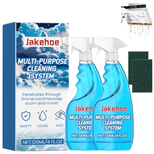 2PCS Spray Splash Cleaner, Splash Foam Spray All Purpose Cleaner, Suitable For Cleaning Pots,Oven, Stoves, Pot Bottoms, Kitchen Ventilators, Etc