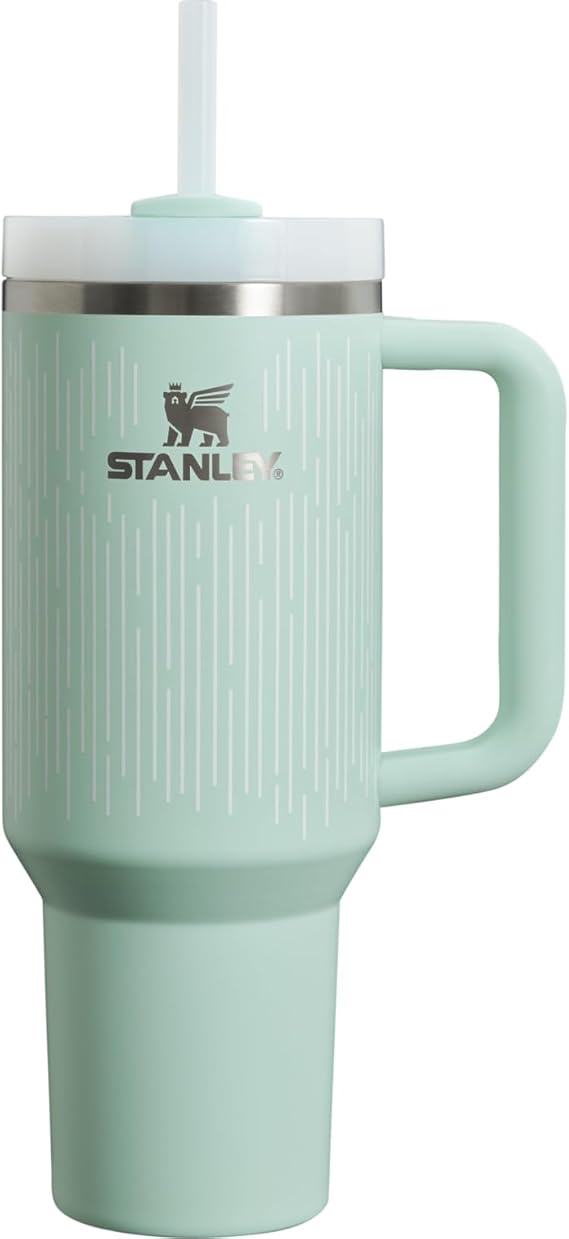 STANLEY The Clean Slate Quencher H2.0 FlowStateTM Tumbler | 40 OZ, Soft Rain Mint
