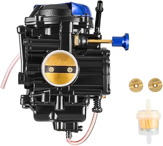 PUCKY Carburetor for Yamaha bear tracker YFM250X, YFM250Xh, YFM2500B, YFM250 bear tracker automobile motorcycle 1999-2004 (BLUE)