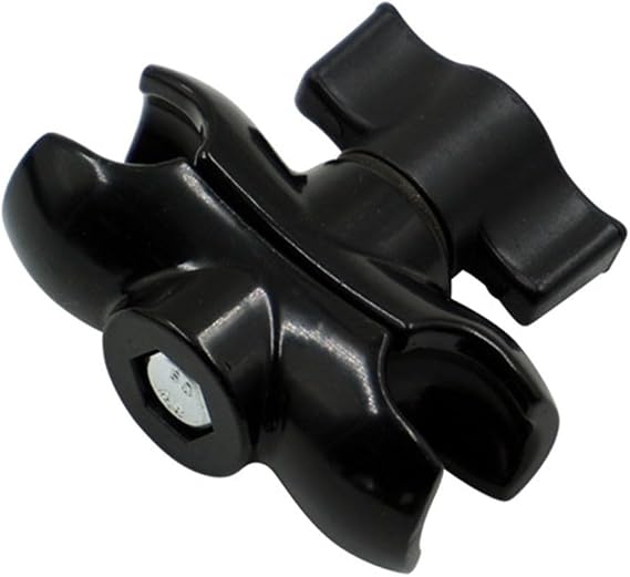 Rubber Head Double Socket Bracket 9.5cm Bike Extender(Trumpet)
