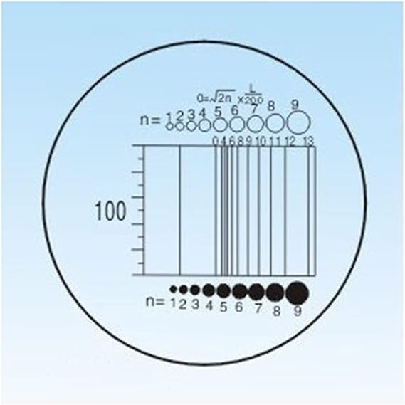 Microscope Observation Diameter 19mm Microscope Slides Stage Micrometer(C2)