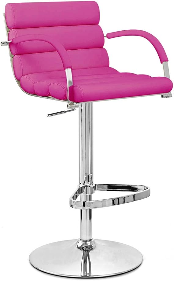 Zuri Furniture Ego Adjustable Height Swivel Bar Stool with Chrome Base - Magento