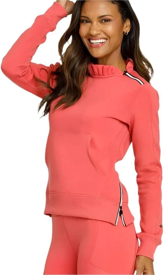 Condoleezza Pickleball Pullover Sweatshirt - Cherry Rose