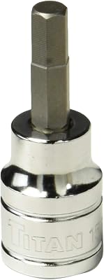 Titan Tools 15606 38-Inch Drive x 6mm Hex Bit Socket