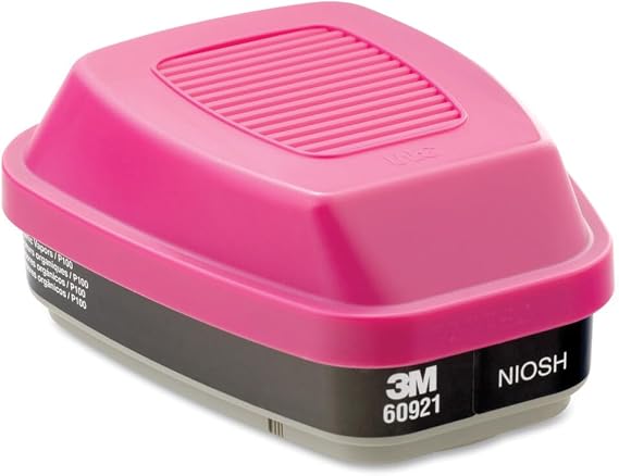3M Organic Vapor Cartridge/Filter 60921, BK/PK