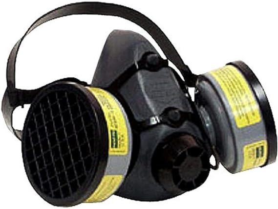 NORTH Honeywell North 5500 Series half mask with (2) N75003 OVAG cartridges. Size large. (5503L)
