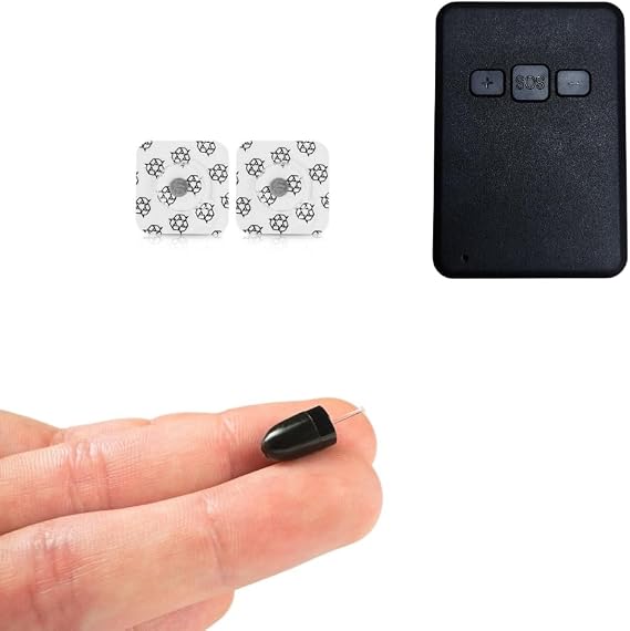 Spy Earpiece for Exams No Phone Hidden (Vip Pro UltraMini GSM Piece) | Nano SIM card, No phone needed, Integrated microphone, Multifunction button, Calls and recordings, Invisible, Mini size
