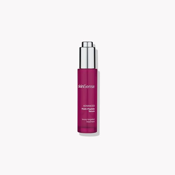 SkinSense Advanced Multi-Peptide Serum 30ml, 8 Peptide Luxury Treatment, Firming Concentrate, Hydrating Essence, Anti-Ageing Elixir for Fine Lines and Wrinkles
