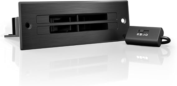 AC Infinity AIRPLATE S2, Quiet Cooling Blower Fan System 6" | With Speed Control, for Home Theater AV Cabinets