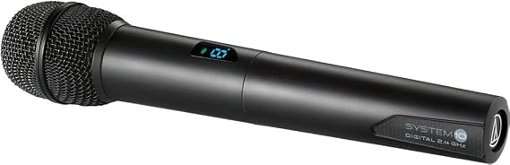 Audio-Technica ATW-T1002 Unidirectional Handheld Microphone System, XLR Connectivity, 50 Milliwatts