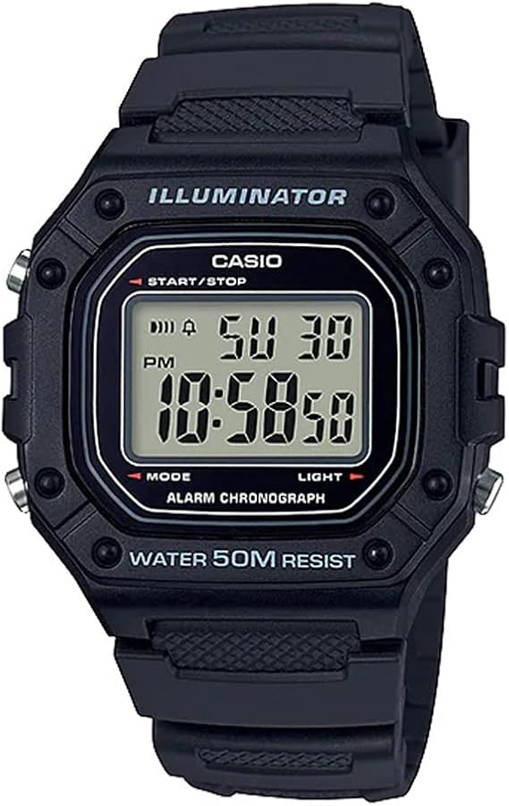 Casio CASIO Standard Digital Watch W-218 Series Men's Women's Cheap Casio Chippcasi Overseas Model Parallel Import, Standard