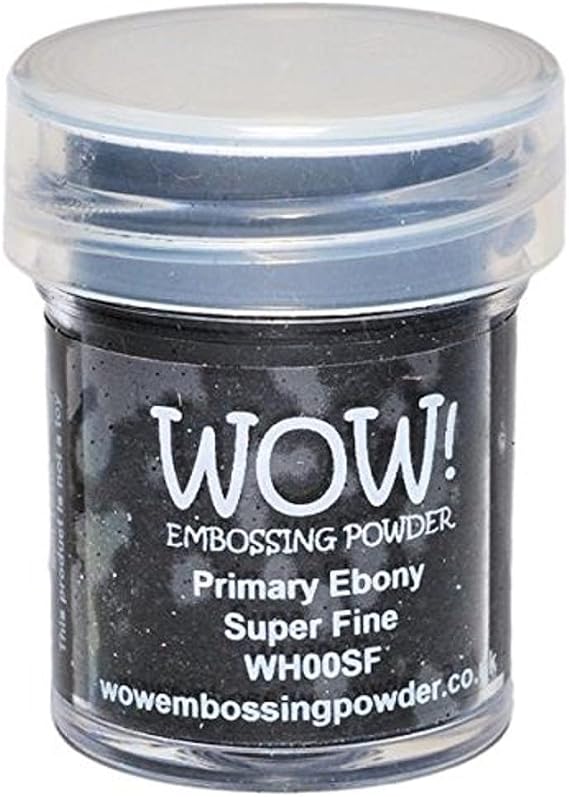Wow Embossing Powder Wow Embossing Powder, 15ml, Primary Ebony