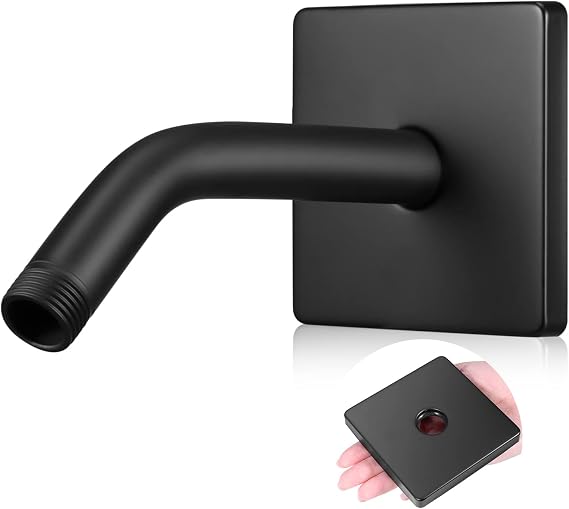 Lounsweer Shower Extension Arm 3.5in,Black,Arm Wall-mounted