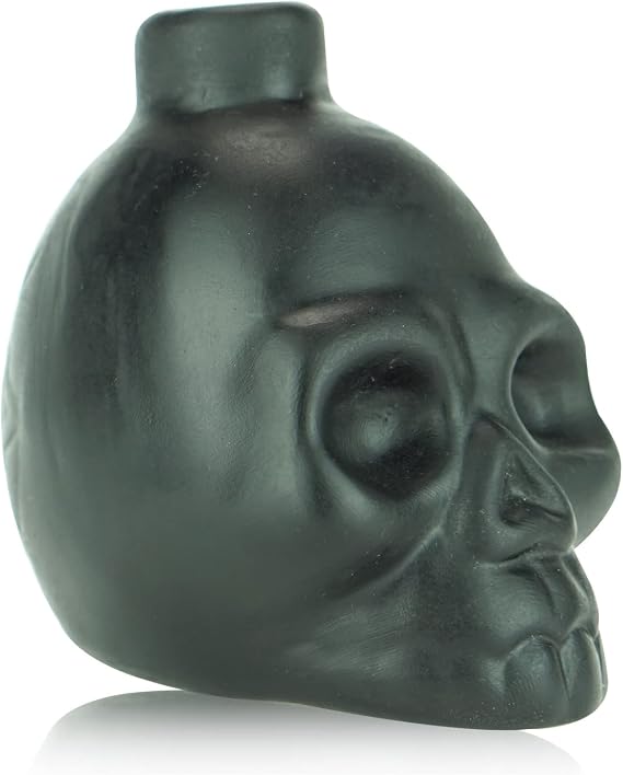 OW Screaming Black Skull Whistle, Aztec Death Whistle, Gift Idea