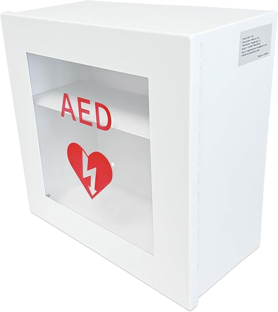 AED Wall Mounted Cabinet with Clear Window
